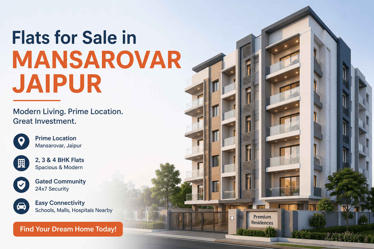 Flats for Sale in Mansarovar Jaipur